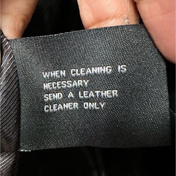 BLACK RIVET LEATHER JACKET - Picture 10 of 11